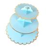 Round Cardboard Cupcake Stand Dessert Tower Treats Stacker Pastry Serving Platter Food