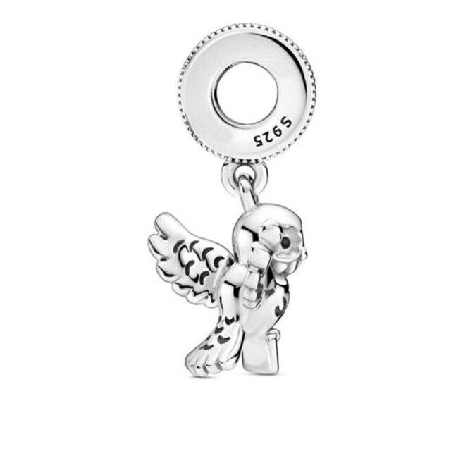 Ekte 925 Sterlingsølv Søt Min Venn Kjæledyr Hund Dingleanheng O Anheng Passer Originalt Armbånd Smykker Gave
