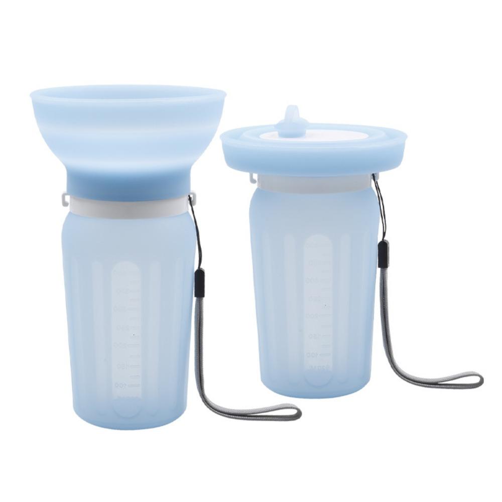 Silicone Outdoor Pet Water Cup Portable Portable Water Feeders Travel Dog Water Bottle Travel