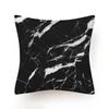 New Black White Marble Texture Cushion Cover 30X50/40X40/45X45CM Ultra Soft Lumbar Pillowcase Sofa Seat Throw Pillows Decor Home