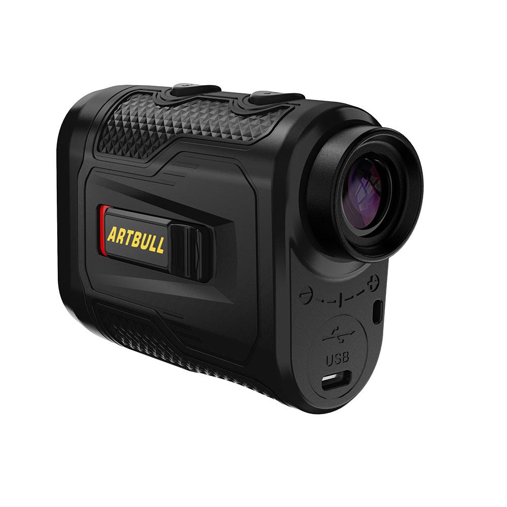 7 Modes 650/1000m Rechargeable with Magnet Slope Adjusted Flag-Lock Vibration Golf Rangefinder Laser Distance Meter