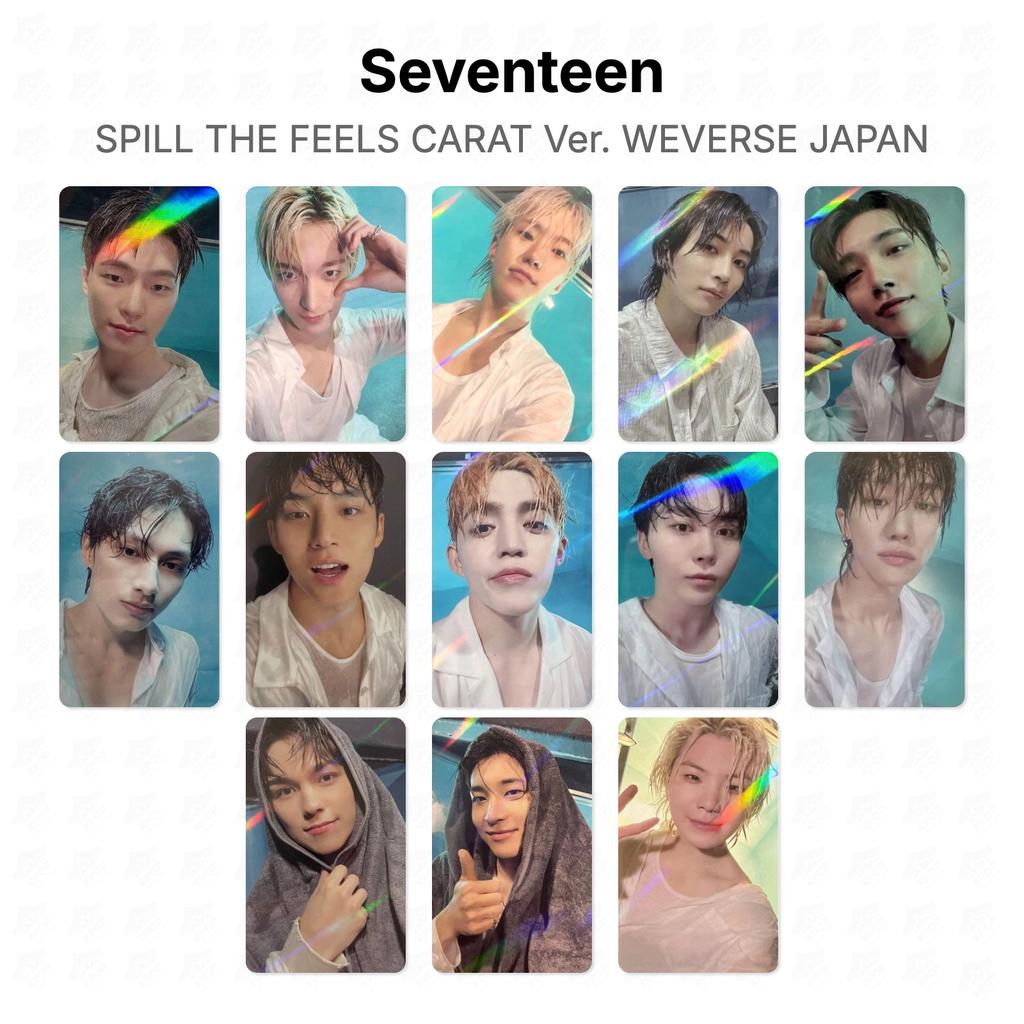 Seventeen SPILL THE FEELS CARAT Ver. WEVERSE JAPAN Official Photocard