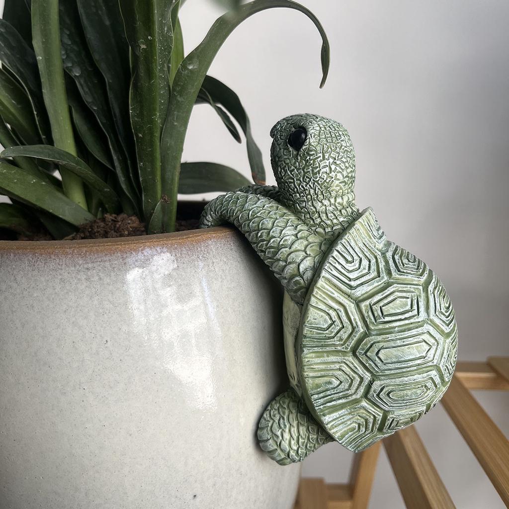 Resin Simulation Marine Animal Model Hanging Cup Small Turtle Turtle Family Model Toy Ornaments