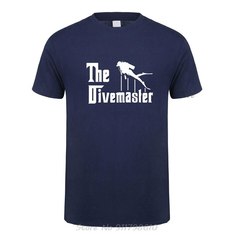 Neu Das Divemaster Tauch-T-Shirt Baumwoll-Tops Tees Fitness-T-Shirt Übergroßes Unisex-T-Shirt Herrenbekleidung Streetwear Kurzarm