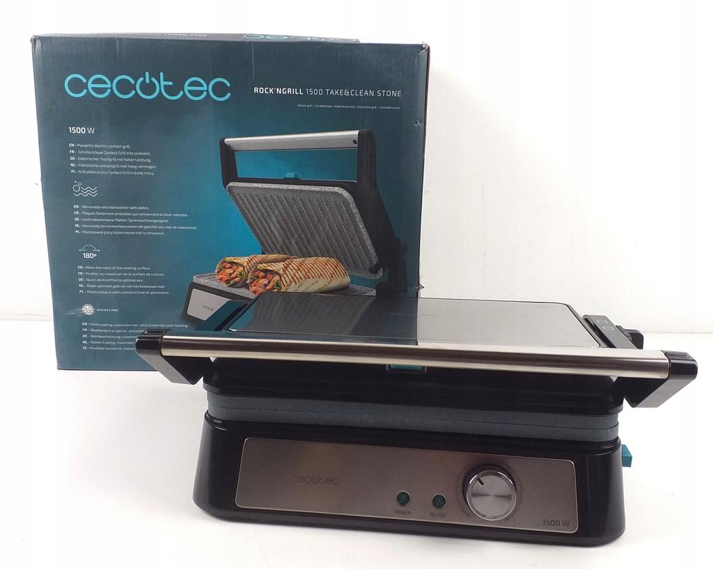 Cecotec Rock'N Grill 1500 Take&Clean Stone Electric Grill