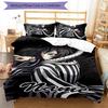 3pcs Demon Slayer5 Cover Set - Personalized Name, HD Printed Bedding with 1 Cover and 2 Pillowcases - Perfect for Home Decor, Easy Care
