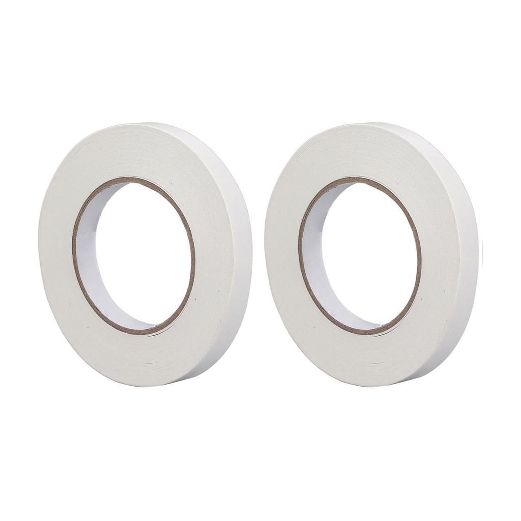 2Pcs Double Sided Tape 15mm Width 50m Length PE Waterproof Tape Adhesive for Fixing