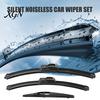 Weatherproof Vehicle Wiper Blades 3 Pcs Windshield for Suzuki SX4 2006-2020, 26" Replacement Parts + 14" 10" Original Equipment Automotive Easy