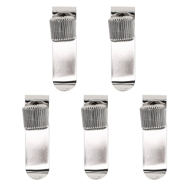 Multi Function Pen Holder Clip Portable Single Hole Hook Spring Clamp Two Hole Pen Buckle Three Ring Binder Notebook Insert Clip High Quality