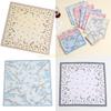 Cotton Flower Handkerchief Women Child Print Face Hand Towel Hanky Wedding Gift Top Sale