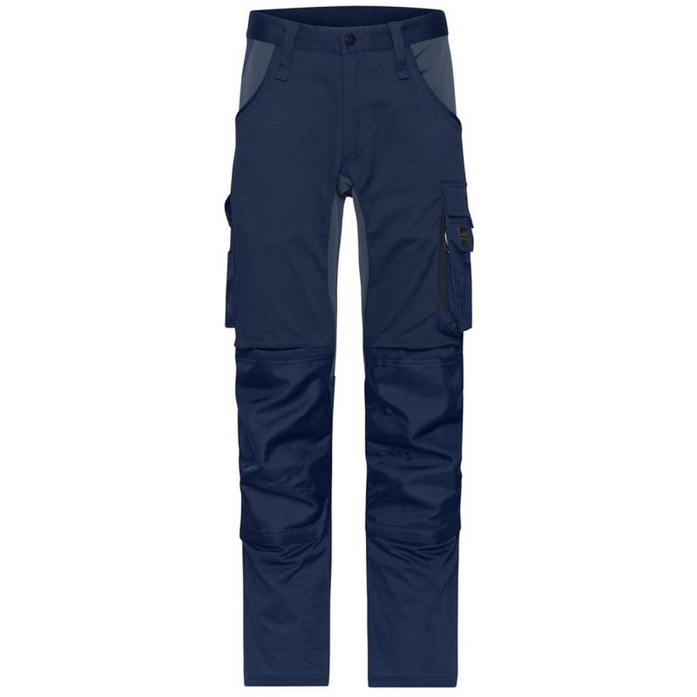 James and Nicholson Mens Stretch Slim Work Trousers