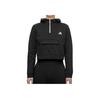 Soft Comfortable Hooded Sports Sweatshirt Women Sweatshirt Black GG6844