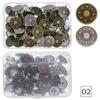 40 PCS/Set Jeans Button Tack Buttons Metal Replacement Craft Working Kit DIY Clothes Accessary