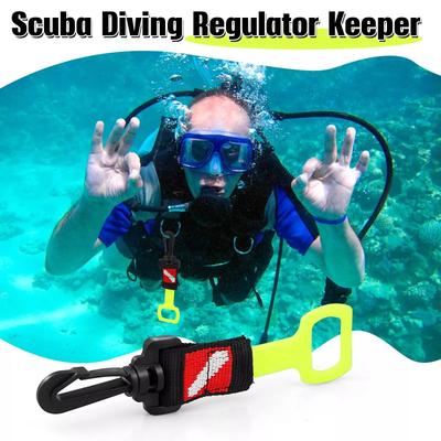 2Pcs Scuba Octopus Mouthpiece Holder Octopus Mouthpiece Retainer with Spring Clip for 2nd Stage Regulator Easy To Use