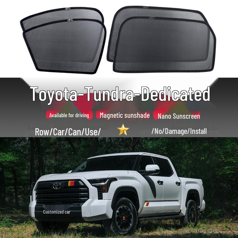 Toyota Tundra Magnetic Rear Window Sunshade Curtain