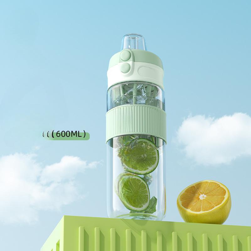 Large Straw Cups Double Drinking Cups for Summer Students with Durable Design and Leak Proof