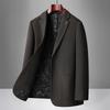 Firstview Men's Plus Size Wool Blend Suit Jacket
