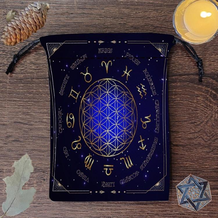 Schmuck Würfelbeutel Brettspiel Kartenbeutel Geschenkverpackungsbeutel Tarots Aufbewahrungsbeutel