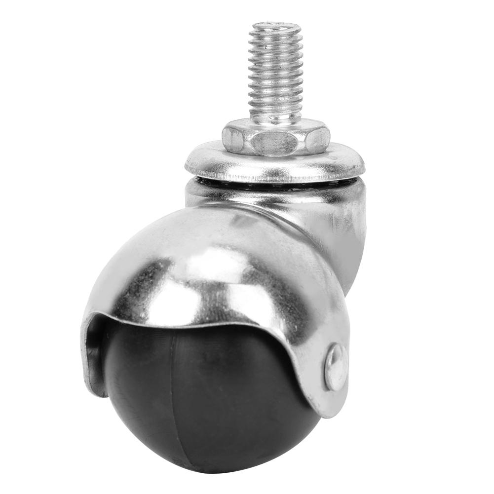 4PCS Universal Ball Caster 1.5 Inch Light M10 Screw Rod Anti Corrosion Furniture Wheel