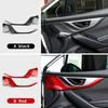 For Subaru WRX/WRX STI 2022 2023 2024 Real Hard Carbon Fiber Sticker Car Front Door Handle Panel Interior Trim Cover Accessories