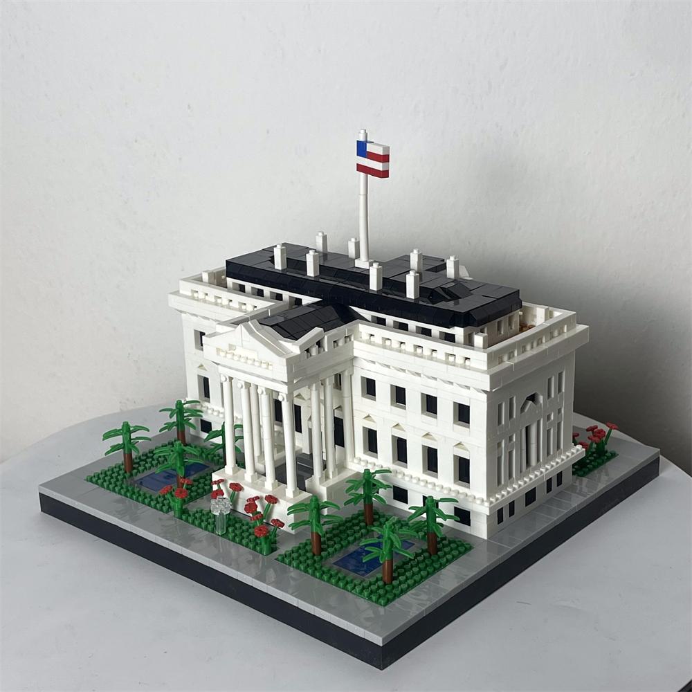 Presidential White House Micro Mini Building Block Toys Set:  Ideal Decorative Piece For Home And Office, Fantastic Gift Item