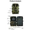WiFi Hunting Camera 25m Bluetooth Connection Ultra Clear APP Remote Viewing Setting Outdoor Wildlife Camera