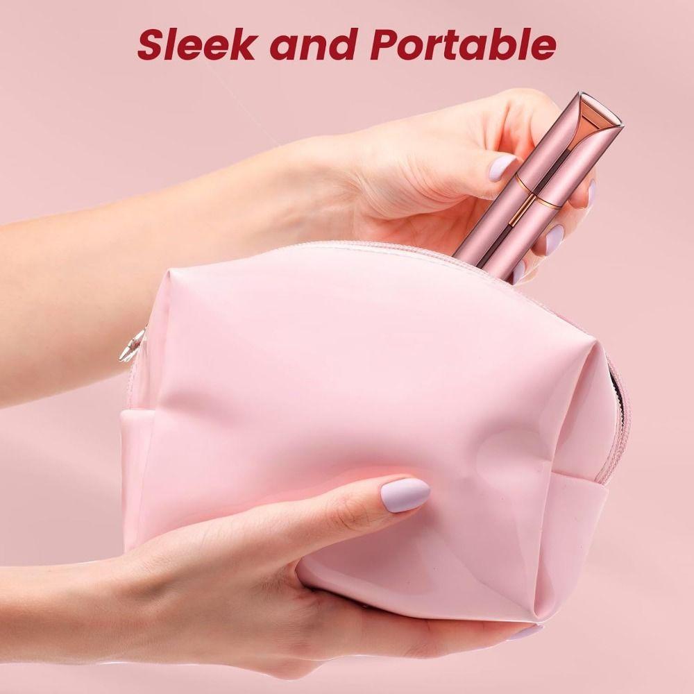 Portable Electric Hair Remover Lipstick Shaped Eyebrow Trimmers Women Epilator  Upper Lip