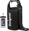 Unigear Waterproof Dry Bag with New Waterproof and 9 6 40L Pouch, Drum-Shaped, Material, Dustproof, Colors, Sizes 2L, 5L, 10L, 20L, 30L, (Black, 40L)
