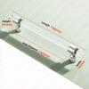 NAIERDI Acrylic Furniture Handles T-Bar Gold Crystal Cabinet Handles and Knobs Zinc Alloy Silver Door Handle Hardware