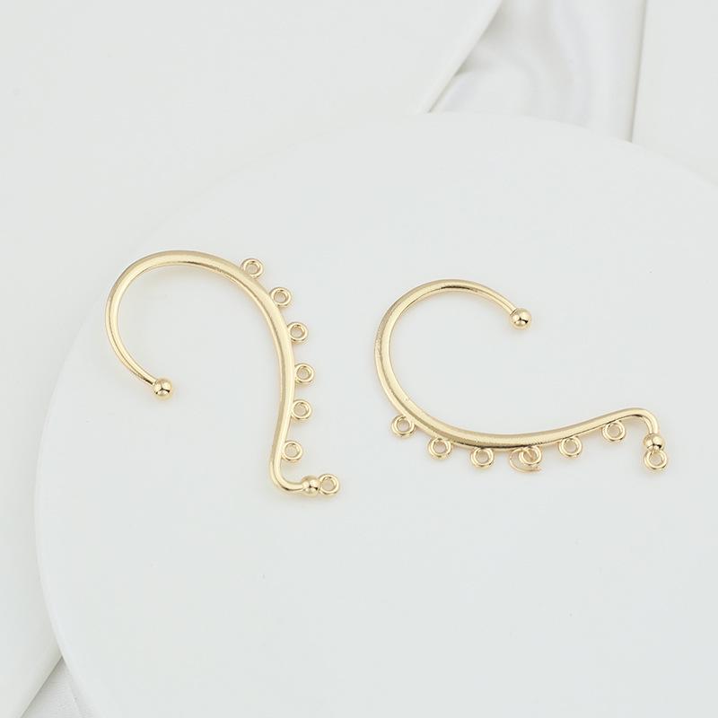 Color-Preserving Alloy Porous Ear Hooks - DIY Handmade Hanfu Style Hairpin Accessories