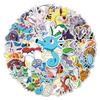 10/30/50pcs  Cartoon Stickers Cute Pikachu Waterproof Decals DIY Guitar Skateboard Stationery Japanese Anime Sticker Pack