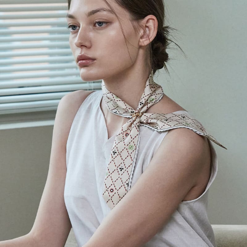 ANA MAISON Pretty woman Twilly Silk Scarf [PMT-1407]