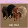 Supck Winter Fleece Beanie With Earflap For Outdoor Cycling And Wind Protection