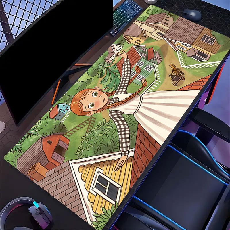 Anne Mouse Pad, Large Gaming Desk Mat, Non-slip XXL Mousepad for Laptop & Tablet, Mini PC Playmat with Stitched Edges