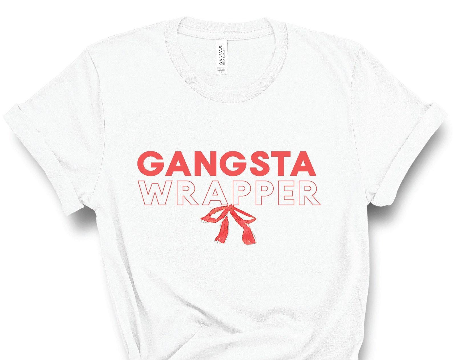 Gangsta Wrapper T Shirt, Gangsta Wrapper Shirt, Christmas Shirt, Christmas Tee Shirt, Gangsta Wrapper, Xmas Shirt,Xmas T Shirt,Funny Graphic S