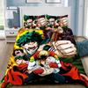 3D Print Cartoon My Hero Academia Bedding Set Soft Comforter Cover With 1/2pcs Pillow Shams For Kids Adults Microfiber