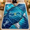 Flannel BlanketArgentina Football Warm Soft Throw Blanket for Indoor Sofa Bed Living Room Use