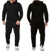 Erkek Modaya Uygun Kapüşonlu Sweatshirt İki Parça Set İlkbahar & Sonbahar İçin