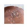 Modian Silver Simple Circle Stackable Ring 100% 925 Silver Multiple Sizes Finger Rings For Women Fashion Fine Jewelry