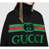 Sweatshirts Women's Black Crew Neck Moderate 469250-XJCCG-1082