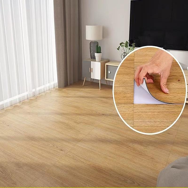 Selbstklebende PVC-Holzmaserung-Fliesen: Wasserdicht, Feuchtigkeitsbeständig, Abriebfest für Schlafzimmer-, Wohnzimmer-, Badezimmerböden & -wände.