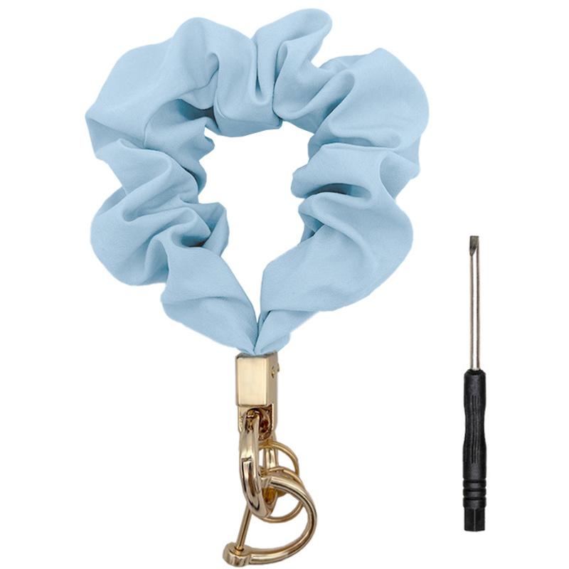 1Pc Car Key Ins Style Hair Band Fashion Pendant Wrist Strap Ladies' Key Chain Acrylic