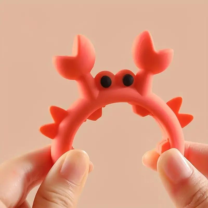 1Pcs Creative Crab Shaped Spatula Rack Utensil Holder Food-Grade BPA Free Heat