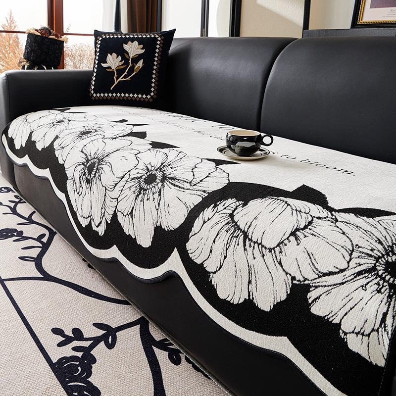 Special-Shaped Sofa Cushion Universal In All Seasons  New Sofa Seat Cushion Non-Slip Straight Row Three-Person High-End Cover Cloth Towel