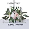 Artificial Flower Swag Wedding Arch Decoration for Wedding Reception Backdrops Wedding Ceremony Sign Flower Decoration