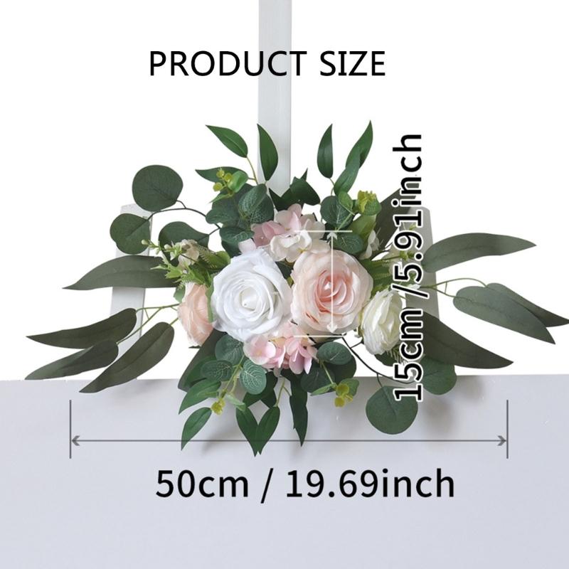 Artificial Flower Swag Wedding Arch Decoration for Wedding Reception Backdrops Wedding Ceremony Sign Flower Decoration
