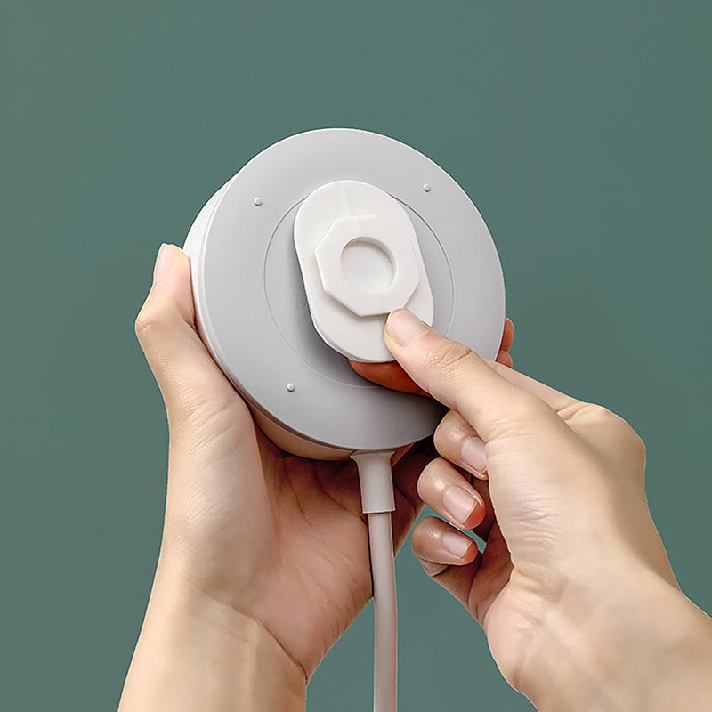 Socket Board Retainer Self-Adhesive Organizer Traceless Wall Hanging Power Strip Fixator Plug-In Removable Wall-Mounted Fixer