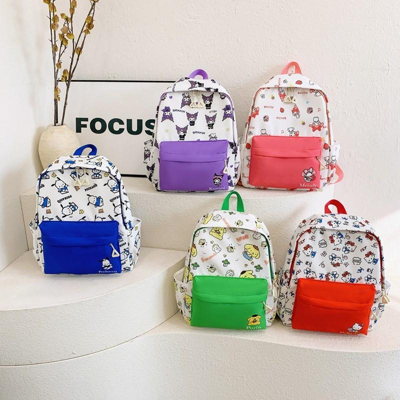 And Colorful Delightful Kids Backpack In Pink Purple Blue Green Red Perfect For Days School