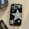 Personalized Graffiti Stars Iphone Apple 16 Mobile Phone Case 13 Soft Case 15 Silicone 14 Promax Suitable for 11 Trendy Cool