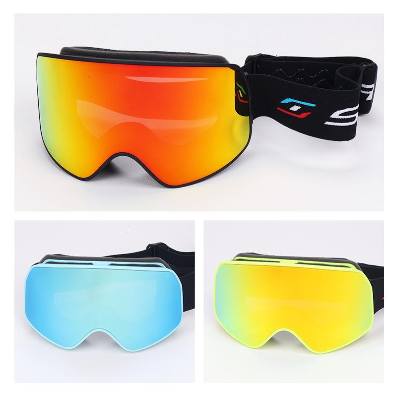 Ski Goggles Safety Double-Layer Anti-Fog Magnetic Attachment Professional Skiing High-Definition Breathable Outdoor Windproof